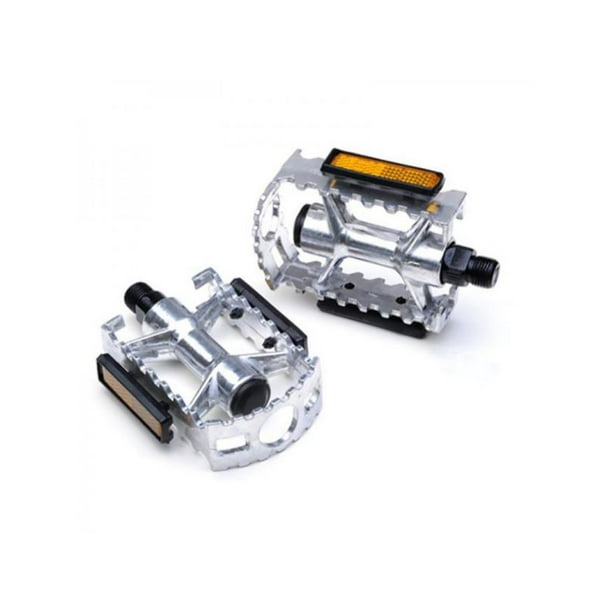 Universal Lightweight Aluminum Alloy Platform Pedal with 24 Anti-Skid Pins LEIWOOR Bike Pedals 9/16 for Mountain Road BMX MTB Travel Cycle-Cross Bikes etc Set of 2 Universal Lightweight Aluminum Alloy Platform Pedal with 24 Anti-Skid Pins LEIWOOR Bike Pedals 9/16 for Mountain Road BMX MTB Travel Cycle-Cross Bikes etc Set of 2